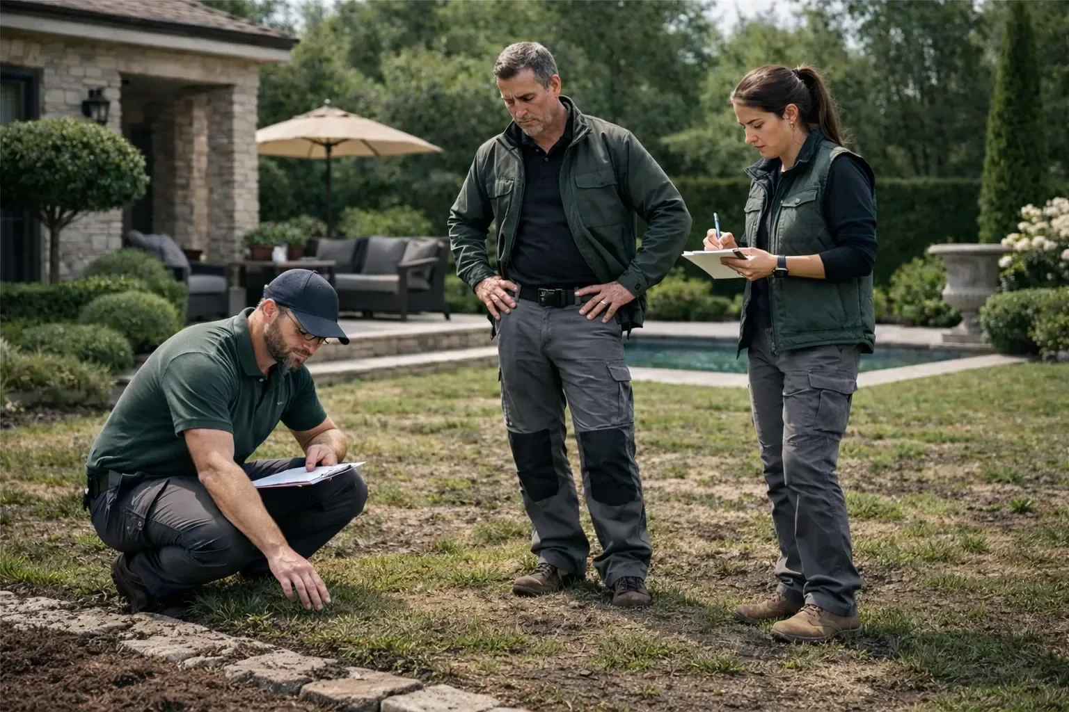 Diagnostic de terrain avant checklist de projet gazon dans le département de l'Aude (11)